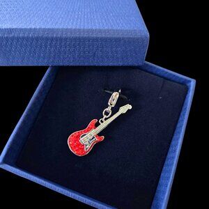 Swarovski Red Guitar Charm – Crystal – New in Box – #1161107